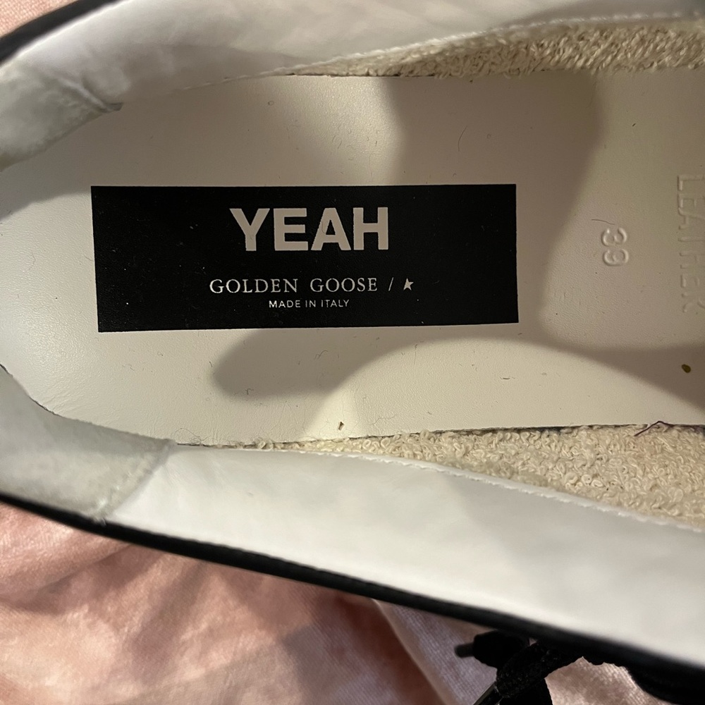 Golden Goose black leather Yeah Sneakers. - Picture 7 of 10
